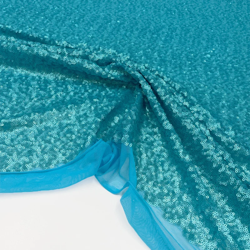 Tissu Tulle Brodé, Paillettes - Vera
