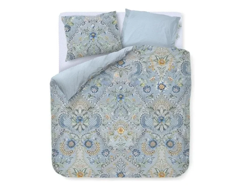 Parure Percale de coton - SALUTI GRANDI LIGHT Blue