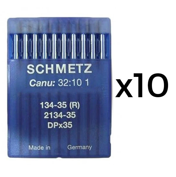 10x Aiguille industrielle Schmetz 134-35 Triple entrainement