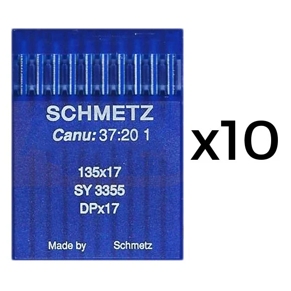 10x Aiguilles Schmetz 135x17 Double entrainement