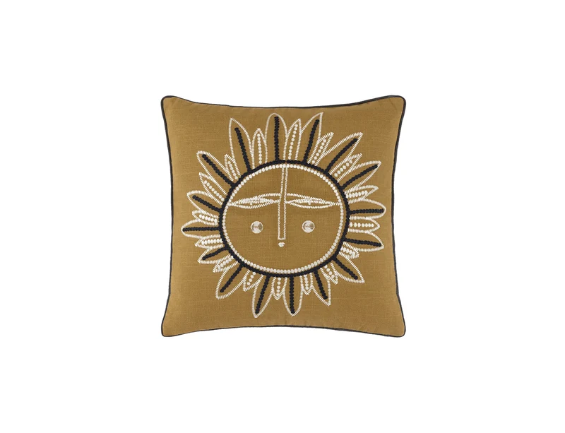 Coussin avec intérieur ZEUS Ocre