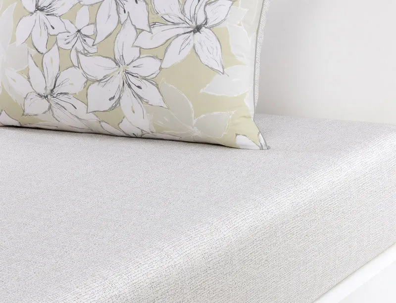Drap housse Satin de coton - JADEITE BLOOM