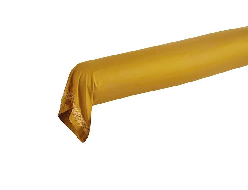 Taie de traversin Satin de coton - HERITAGE Ambre