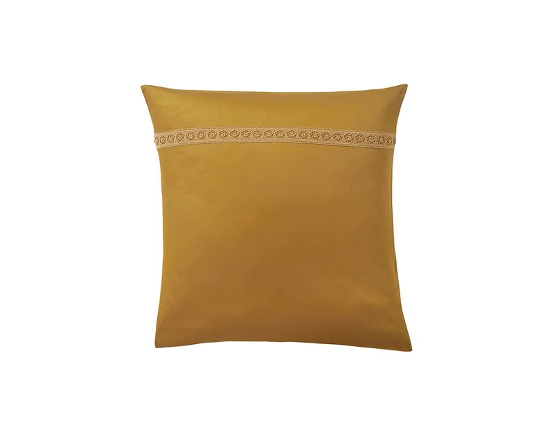 Taie d'oreiller Satin de coton - HERITAGE Ambre