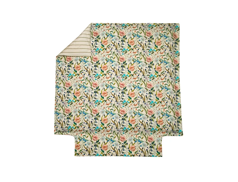 Housse de couette Satin de coton - GIARDINO Naturel