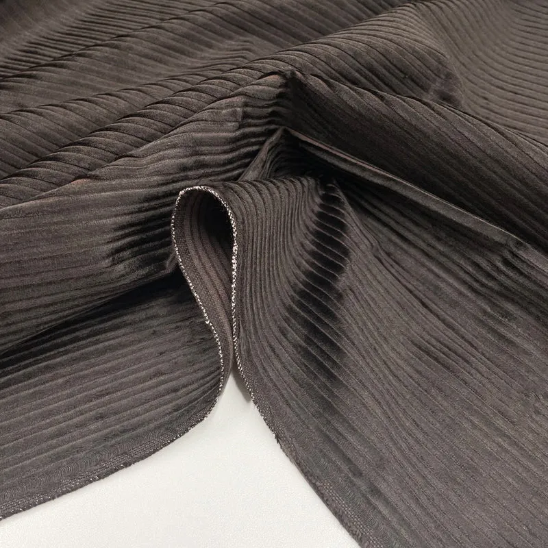 Tissu Velours Côtelé Stretch, Viscose Coton - Cenni