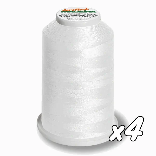 Fil pour surjeteuse Madeira Aerolock n°125 1200m x4