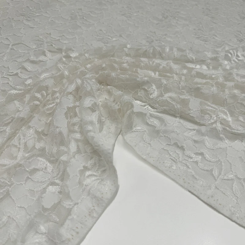 Tissu Maille Dentelle Stretch - Enna