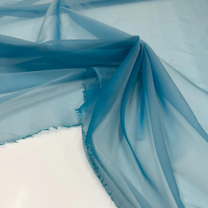 Tissu Organza, Soie - Quarzo
