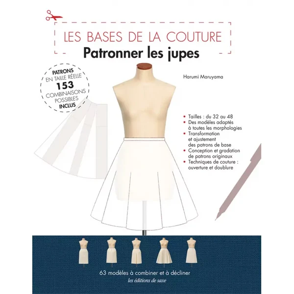 Les bases de la couture-patronner les jupes Harumi Maruyama