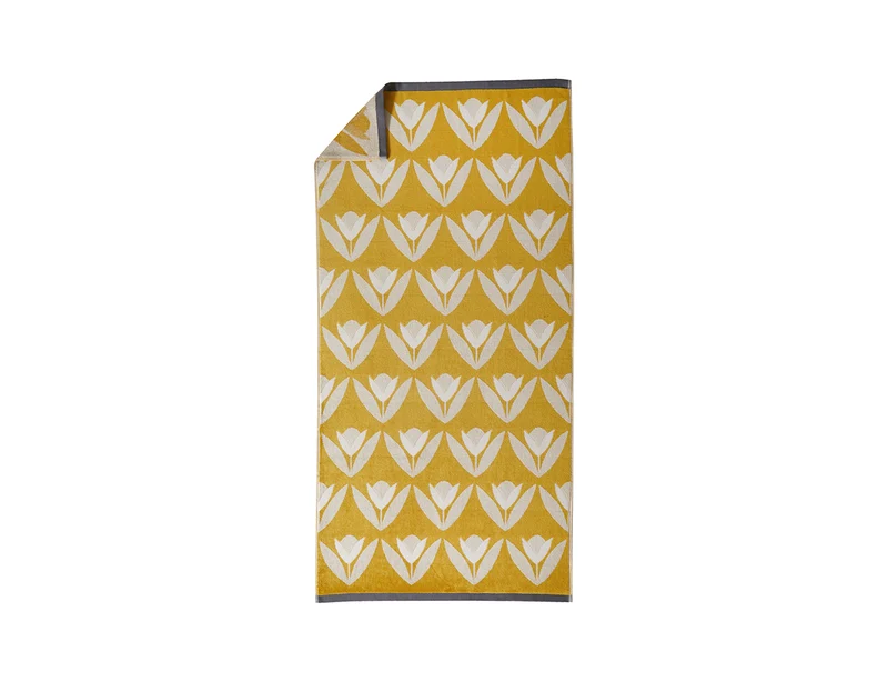 Drap de douche Coton - TULIPA Ocre