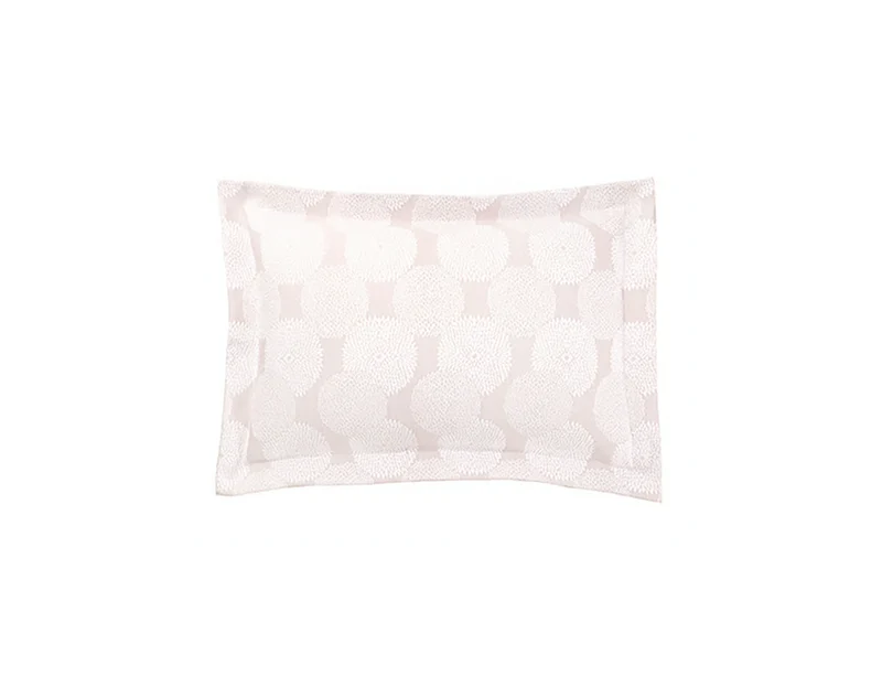Taie d'oreiller Coton et Polyester - DAHLIA Rose