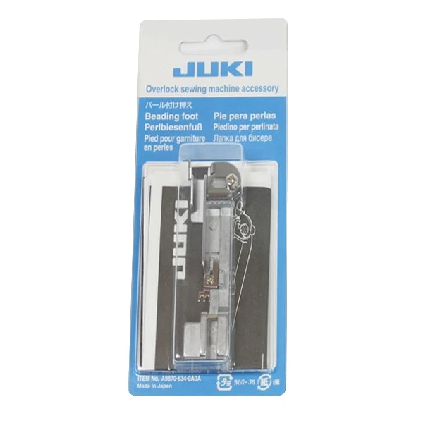 Pied-de-biche surjeteuse pose perles Juki