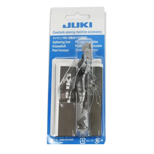 Pied-de-biche surjeteuse fronceur Juki