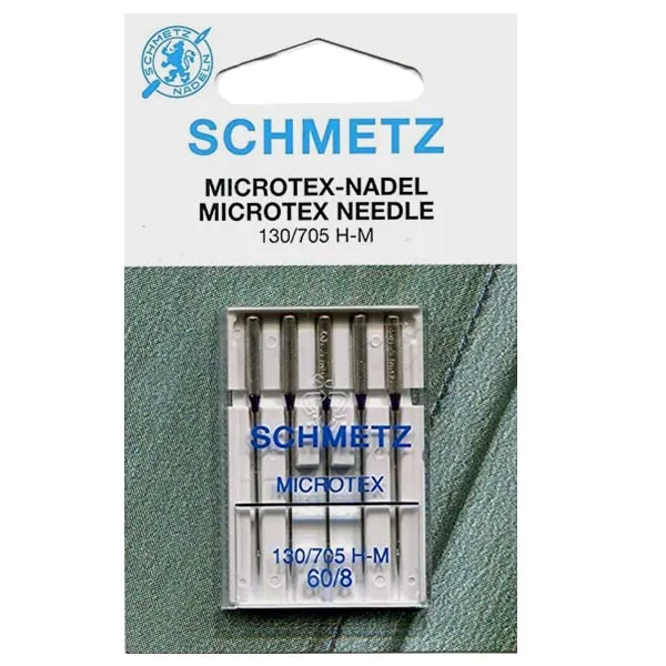 Aiguille Schmetz MICROTEX 60 à 110