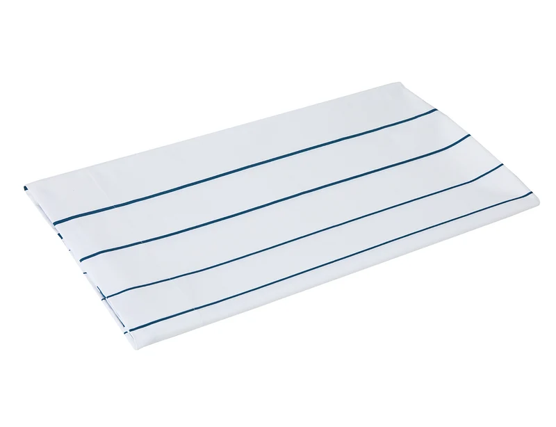 Drap plat Percale de coton - GRAND LARGE Bleu Paon