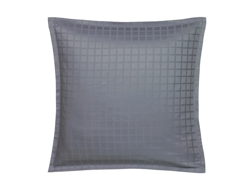 Taie d'oreiller Satin jacquard - PALACE Ardoise