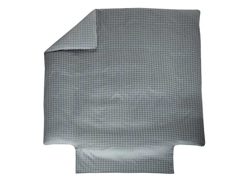 Housse de couette Satin jacquard - PALACE Ardoise