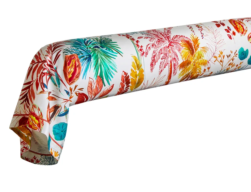 Taie de traversin Satin de coton - PALMERAIE Tomette