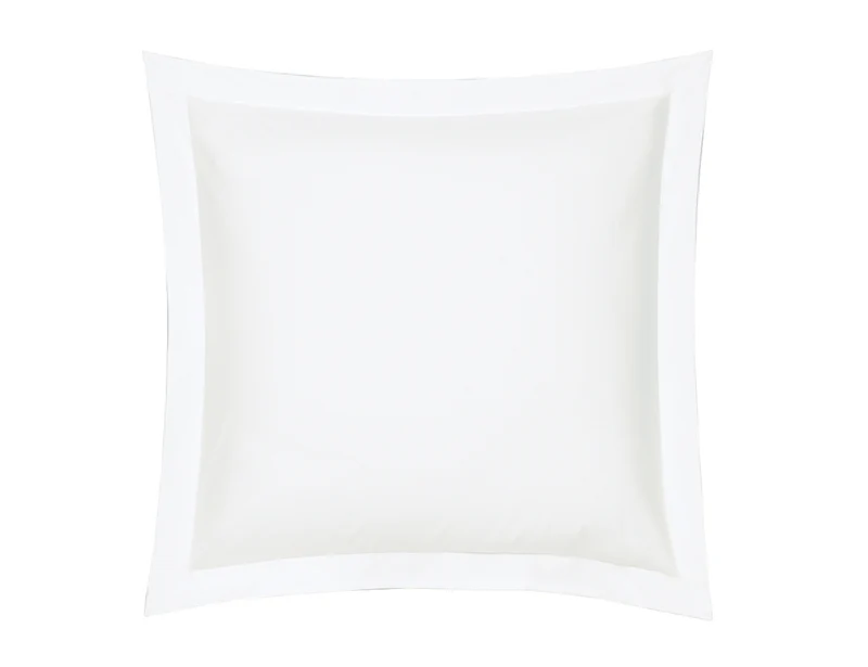 Taie d'oreiller unie - Satin de coton