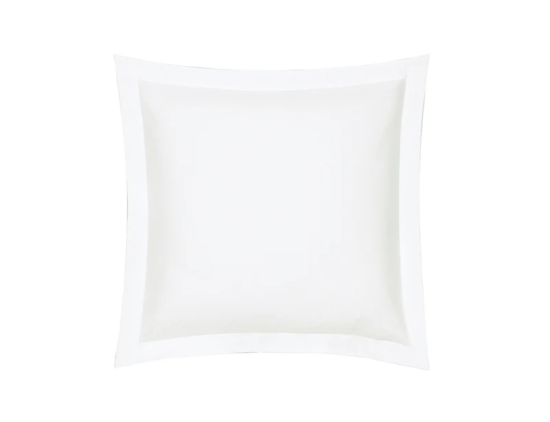 Taie d'oreiller Percale de coton - UNI BLANC DES VOSGES