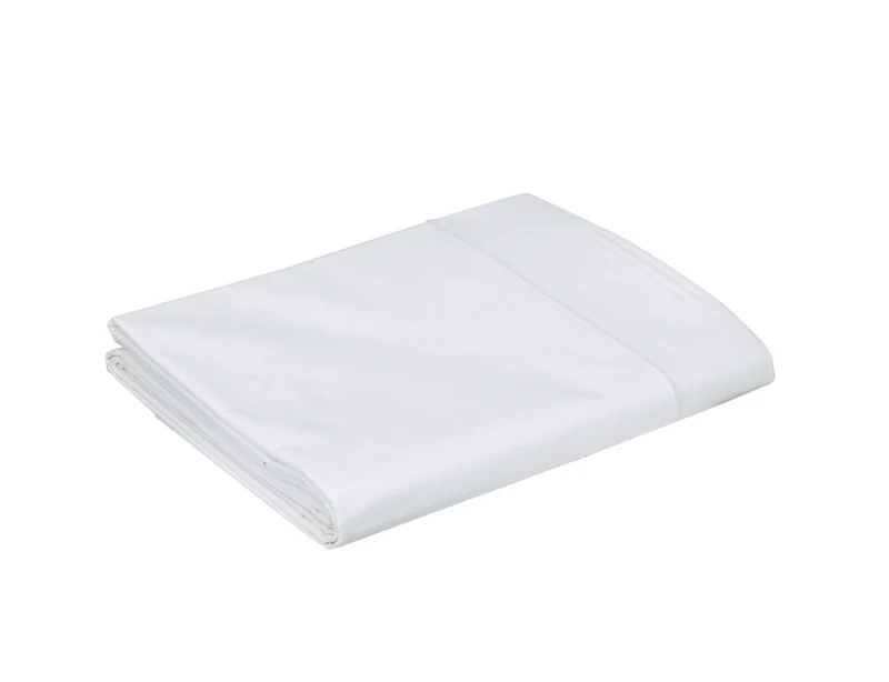 Drap plat - Satin de coton uni
