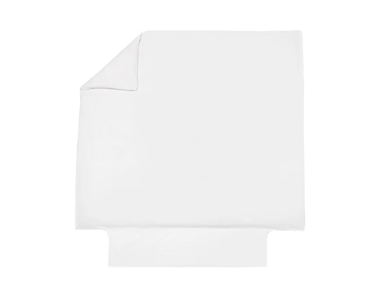 Housse de couette Percale de coton - UNI BLANC DES VOSGES