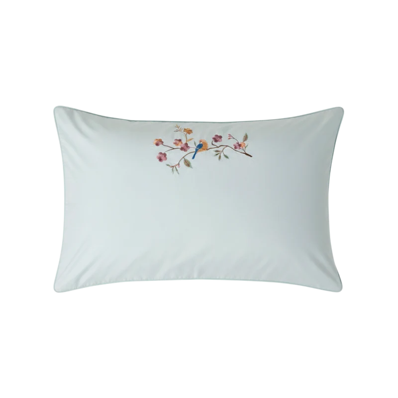 Taie d'oreiller Jardin Suspendu - Satin de coton 120 fils/cm²