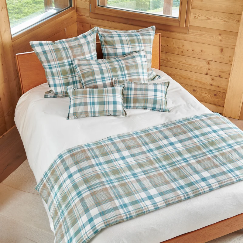 Housse d'édredon Highlands - Flanelle Tissé-Teint