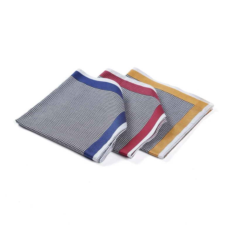 Lot de 6 Mouchoirs Edouard - Coton Jacquard