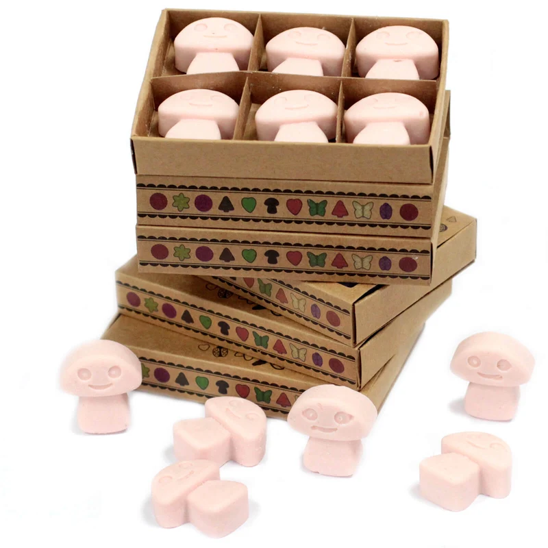 Boîte de 6 Fondants en Cire Soja - Bois de Santal - bougie diffuseur de parfum
