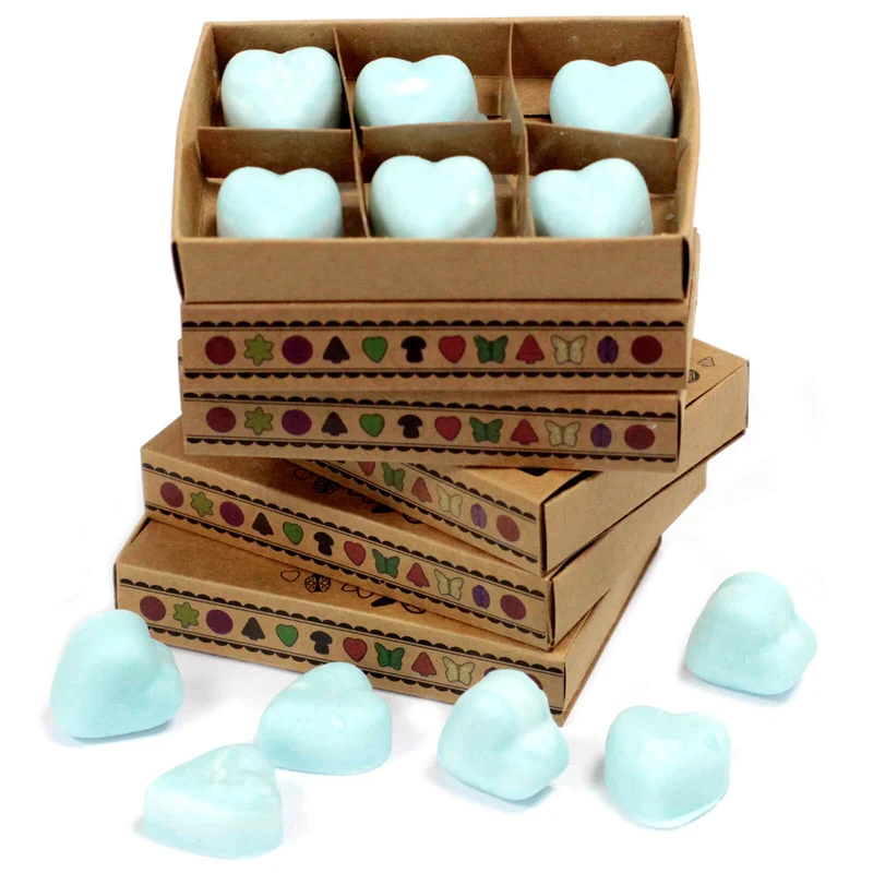Boîte de 6 Fondants en Cire Soja - Nagchampa - bougie diffuseur de parfum