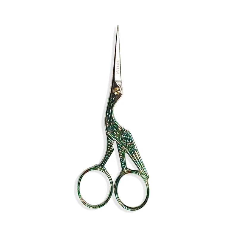 Ciseaux broderie Cigogne Vert 9cm