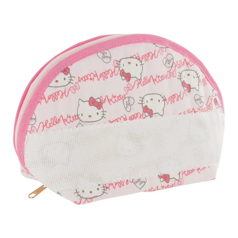 Trousse de couture à broder Hello Kitty Blanche et Rose