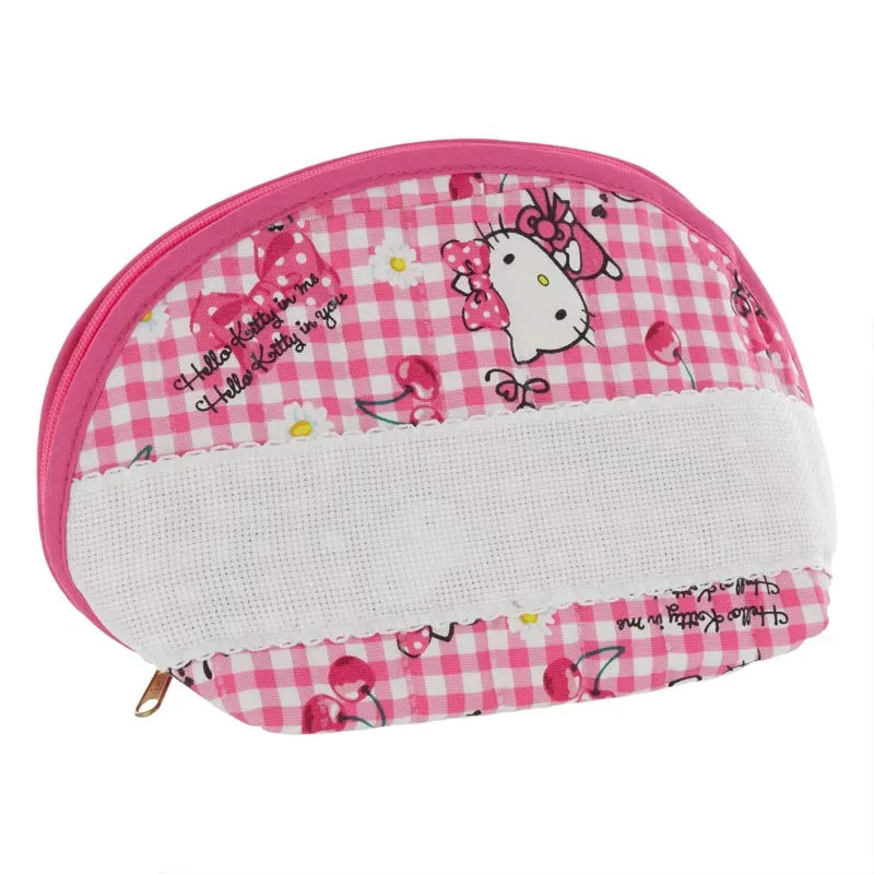 Trousse de couture à broder Hello Kitty Cerise