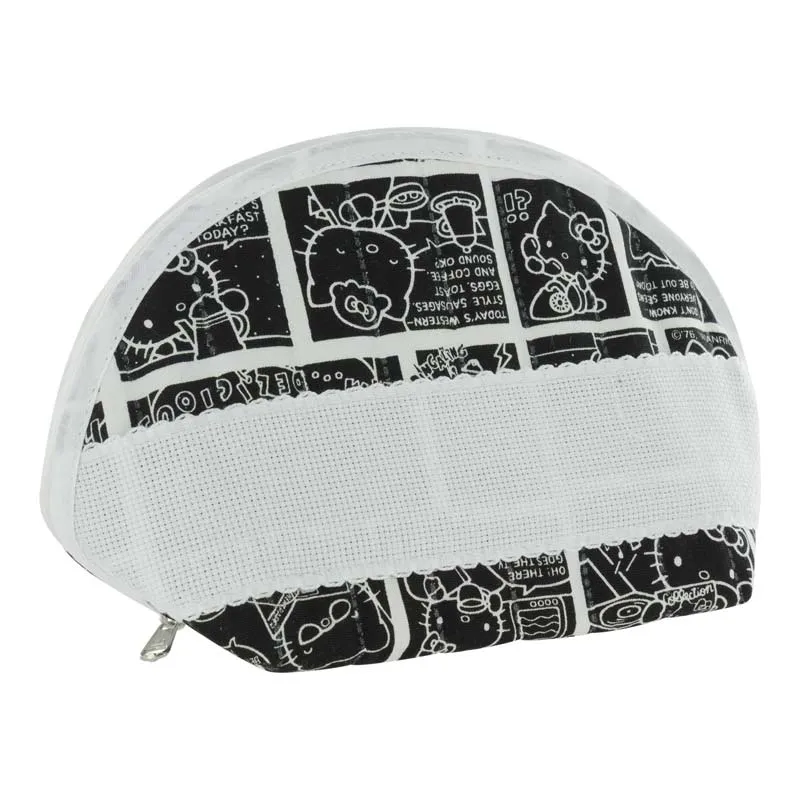 Trousse de couture à broder Hello Kitty Noire