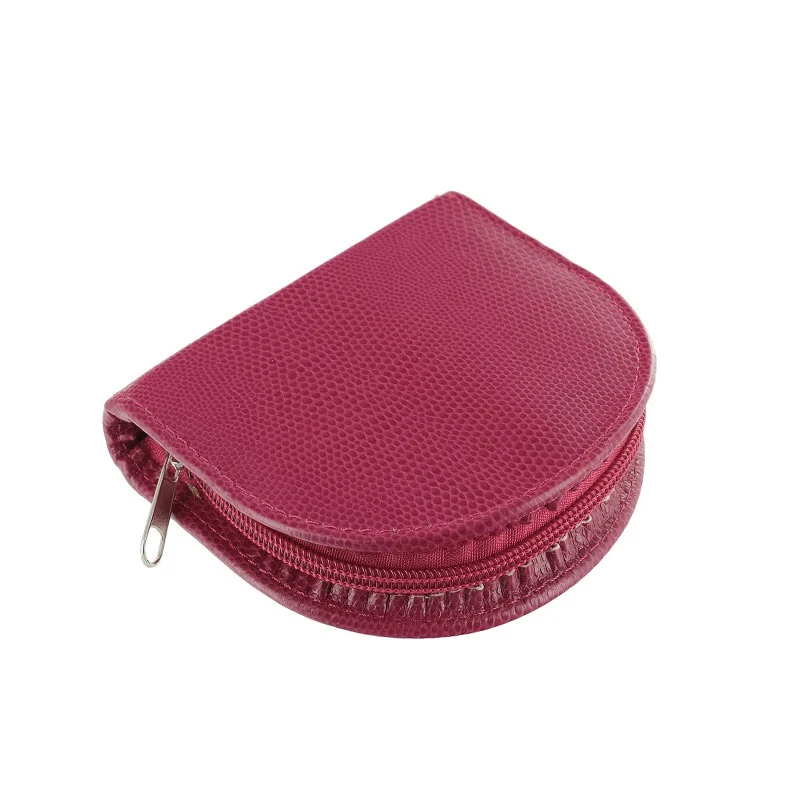 Trousse de couture imitation Croco Fuchsia