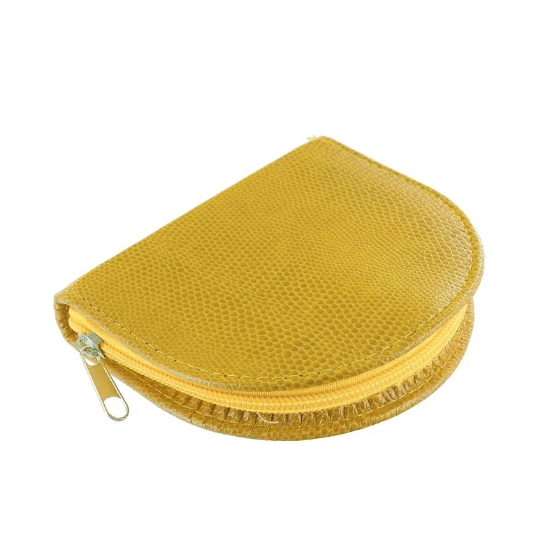 Trousse de couture imitation Croco Jaune