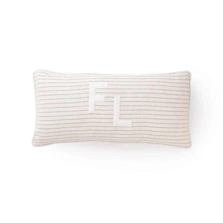 Coussin décoratif teint en fil