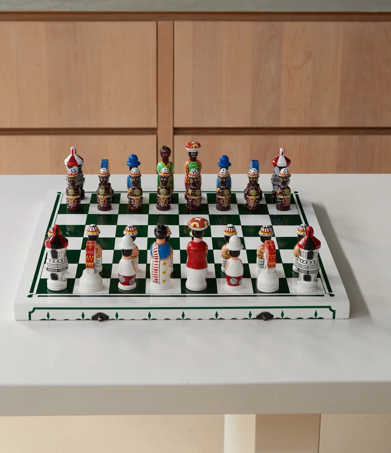 Jeu d'échecs fait main - N° 2