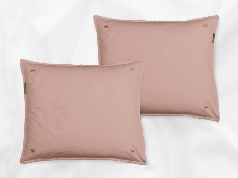 Parure de taies d'oreiller en percale