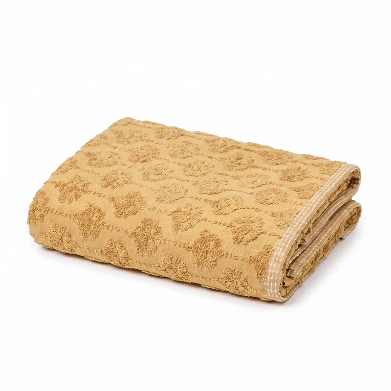 Drap de douche Néroli - Éponge jacquard ciselée