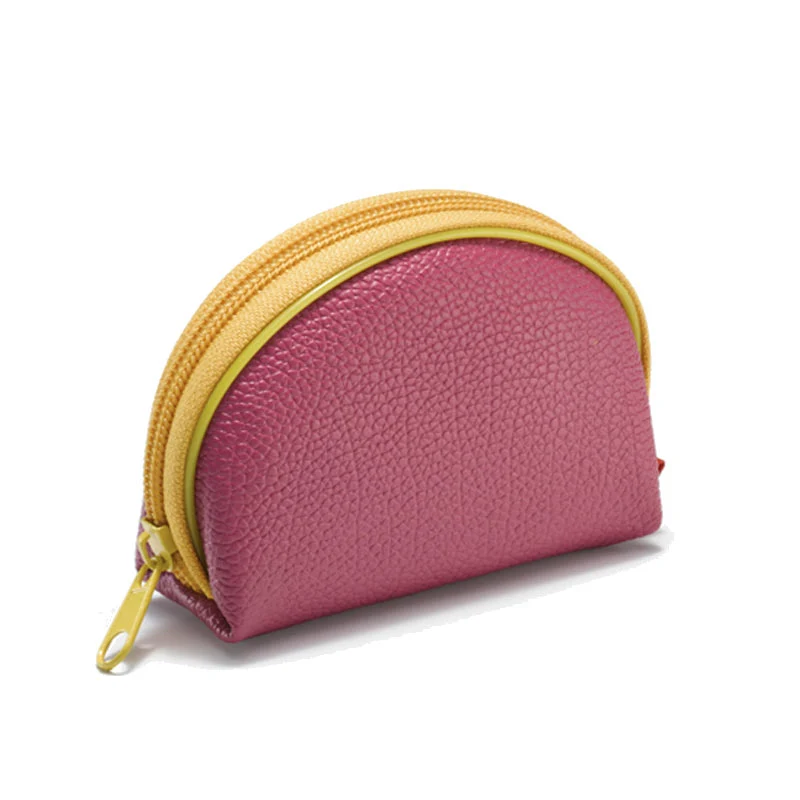 Trousse de couture imitation Cuir Fuchsia