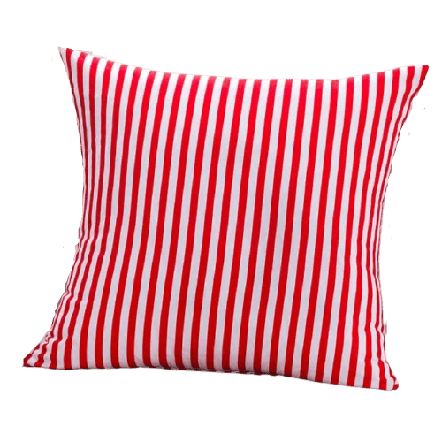 Housse de coussin 60x60 Rouge et Blanc