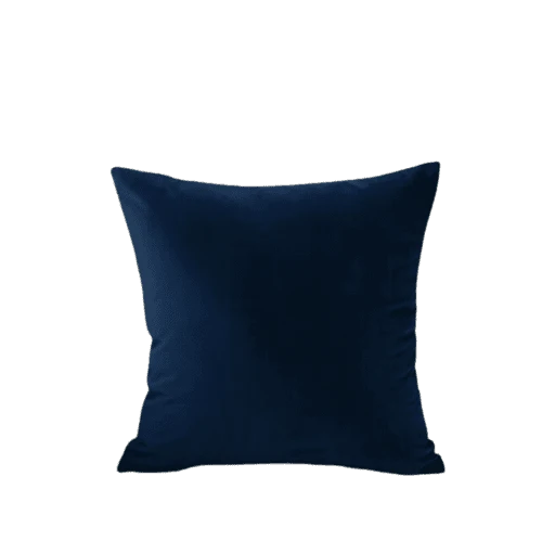 Housse de coussin 40x40 Velours Bleu Marine