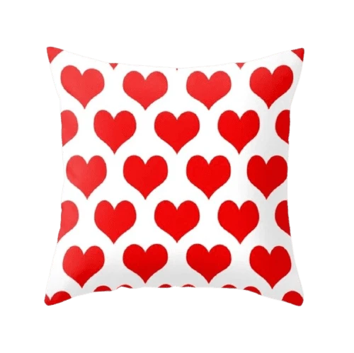Housse de coussin 45x45 Coeur