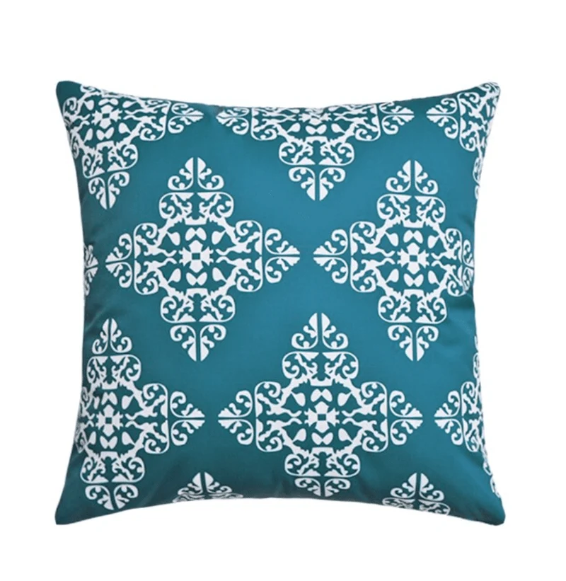 Housse de coussin 40x40 Extérieur Bleu