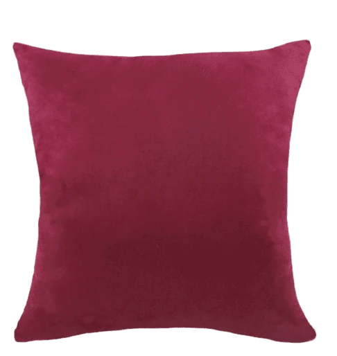 Housse de coussin 60x60 Bordeaux