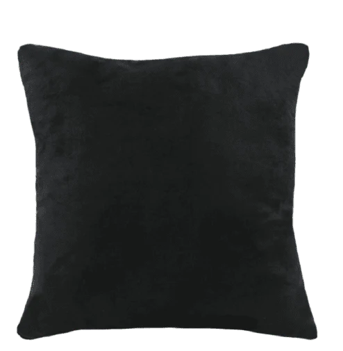 Housse de coussin 60x60 Noir