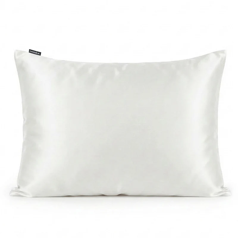 🎁 Taie d’oreiller en soie de mûrier 50x70 cm - Blanc (100% off)